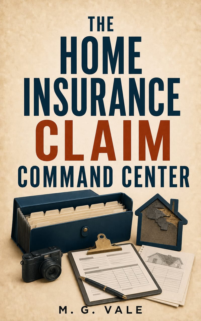The Home Insurance Claim Command Center by M. G. Vale